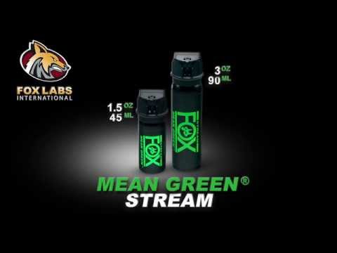 Fox Labs International Mean Green Defense Spray 0.55 oz 6% H20C - Solo puede salpicar corriente 15MGC